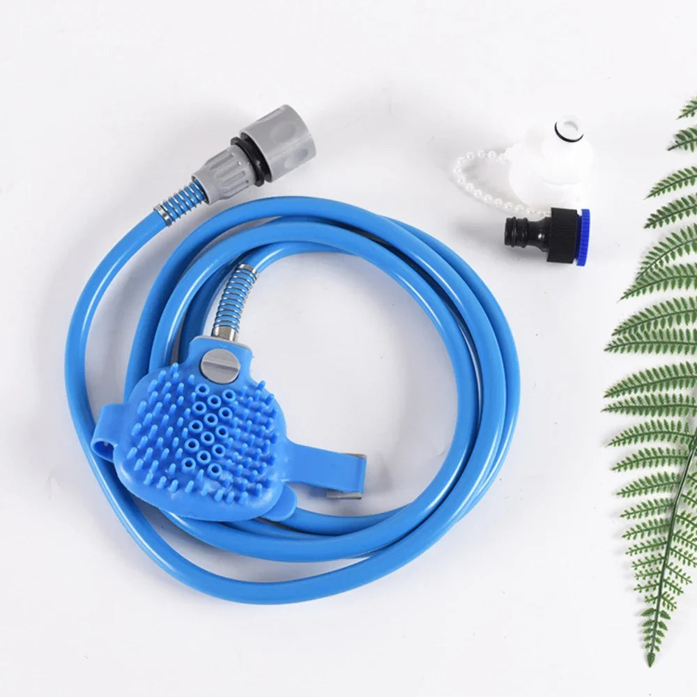 High-Pressure Sprayer Dog Shower Gun Adjustable Pet Wash Cleaning Bath Water Foam Soap Sprayer Dog Clean Massager Shower Tool