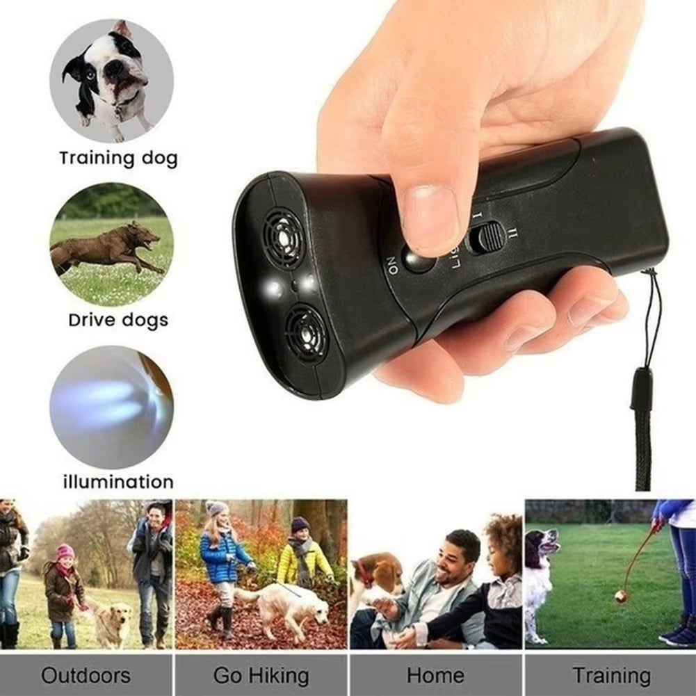 Pet Dog Repeller anti Barking Stop Bark Training Device Trainer LED Ultrasonic anti Barking Ultrasonic Dog Bark Device 2Types