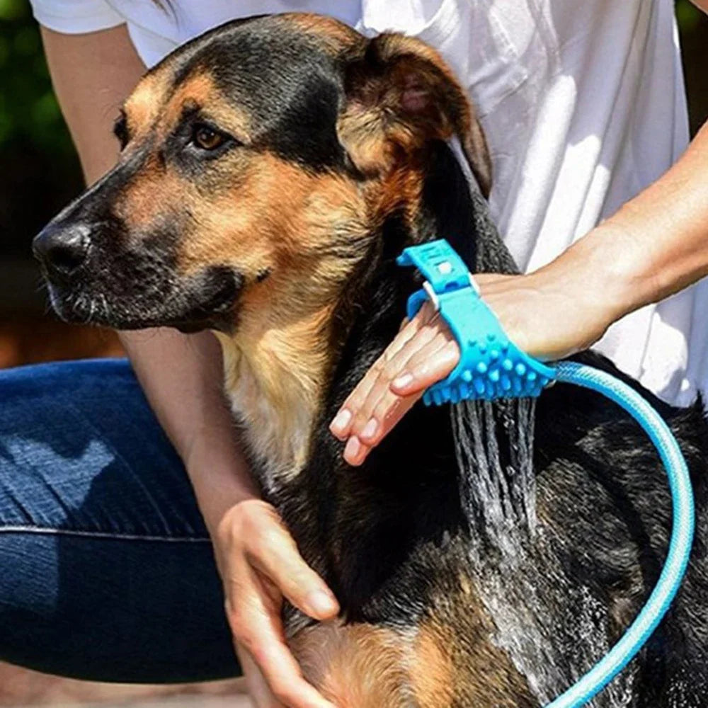 High-Pressure Sprayer Dog Shower Gun Adjustable Pet Wash Cleaning Bath Water Foam Soap Sprayer Dog Clean Massager Shower Tool