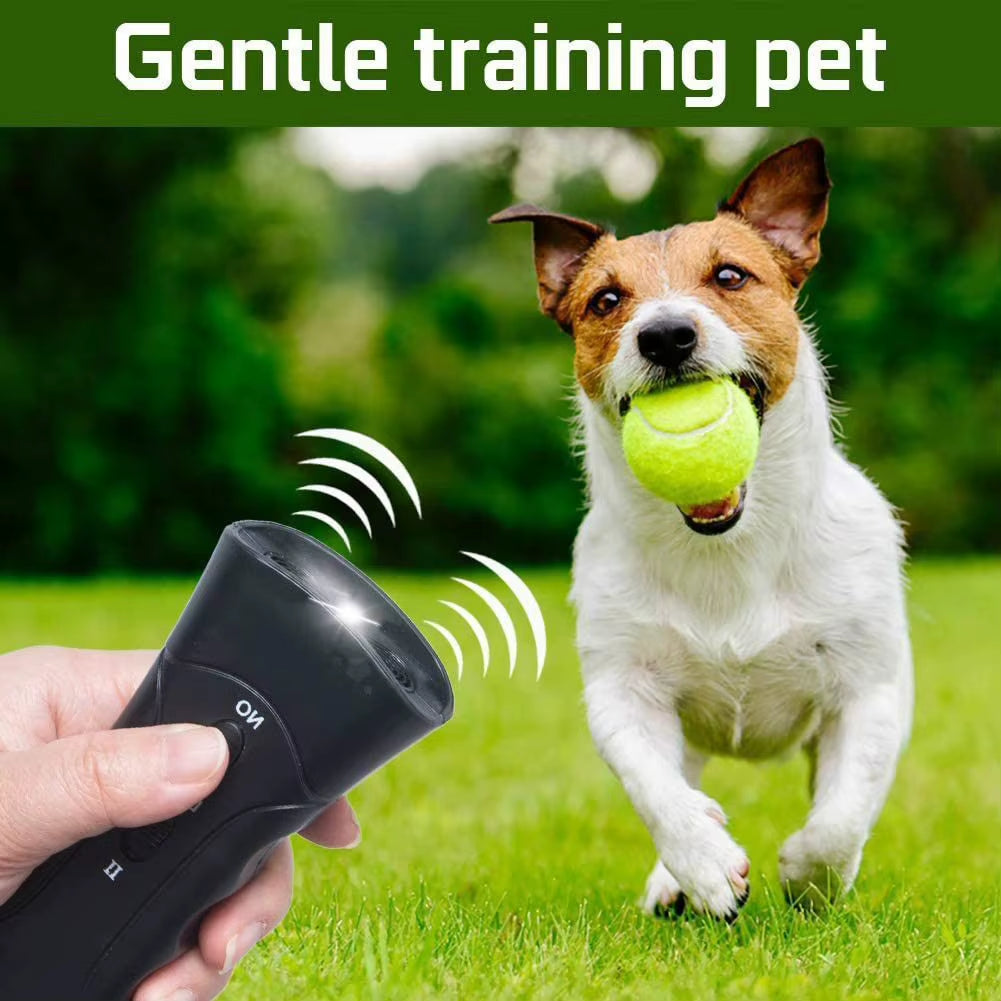Pet Dog Repeller anti Barking Stop Bark Training Device Trainer LED Ultrasonic anti Barking Ultrasonic Dog Bark Device 2Types