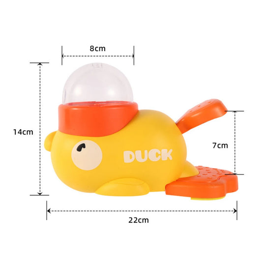 Yellow Duck Interactive Dog Food Dispenser Feeder for Cats Puzzle Durable Plastic Training Toys Cat Snack Feeding and Water Pet